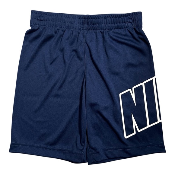 Boys Size 6 Nike Dri-FIT 2PC Set Orange Graphic Tee & Navy Shorts NWT - Picture 2 of 3